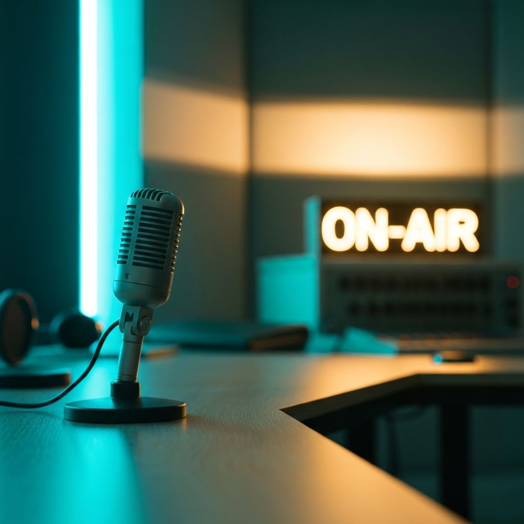 KWAVE radio studio